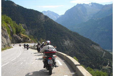 Eindruck von der Westalpentour 2009 - Abstieg von Alpe d'Huez