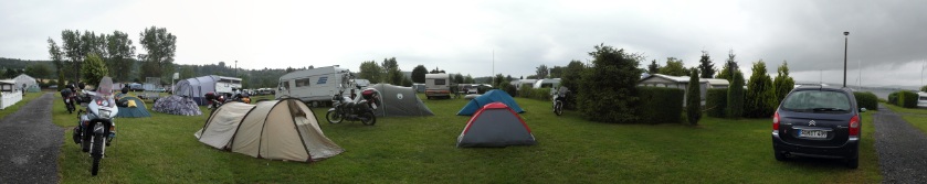 Unser Zeltlager war auch schon imposanter...