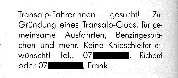 Die allererste urkundliche Erwähnung...