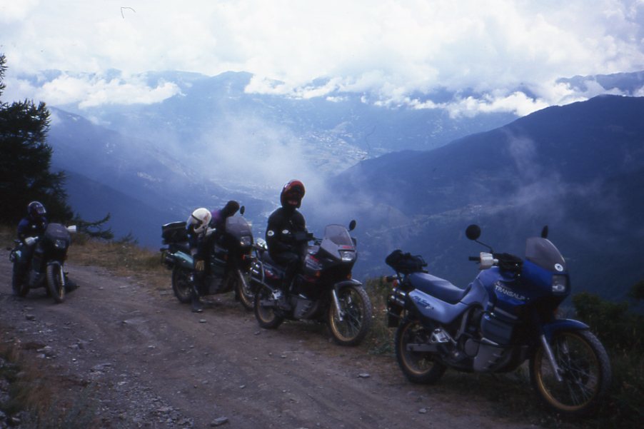 Col de Colomion mit Blick auf Oulx